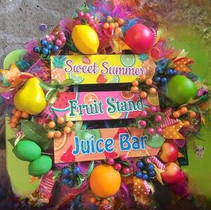 Summer Juice Bar Wreath